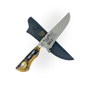 Faca Guns N' Roses 8 Polegadas - Cabo Resina Personalizado - Edição Limitada Rock