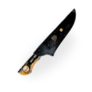 Faca Artesanal Guns N' Roses 8 Polegadas - Aço Inox com Bainha de Couro