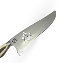 Faca Picanheira 10” Maçonaria - Cabo Osso e Resina