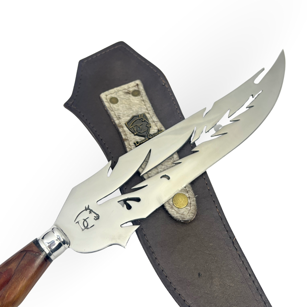 Faca Artesanal 11" - Lâmina Folha Vazada