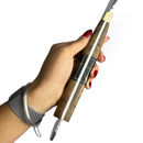 Machado Artesanal 39cm - Cabo Full Tang Madeira e Resina com Quebra Gelo