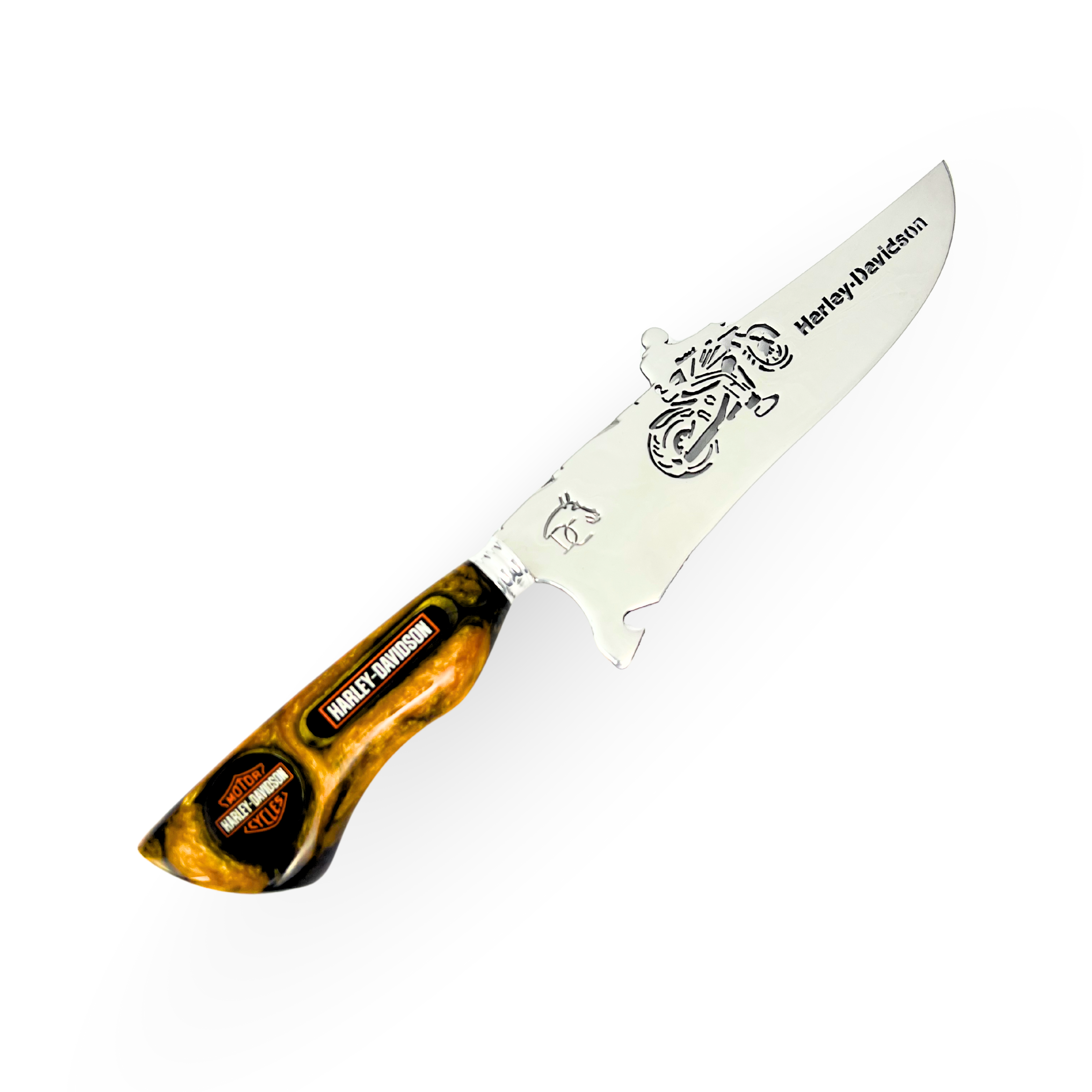 Kit Harley-Davidson - Faca 8" + Tábua Personalizada