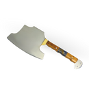 Machado Artesanal 39cm - Cabo Full Tang Madeira e Resina com Quebra Gelo