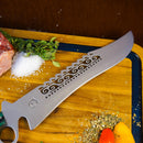 Faca com Soco Inglês 12 Polegadas - Cabo Bandeira do Brasil em Resina