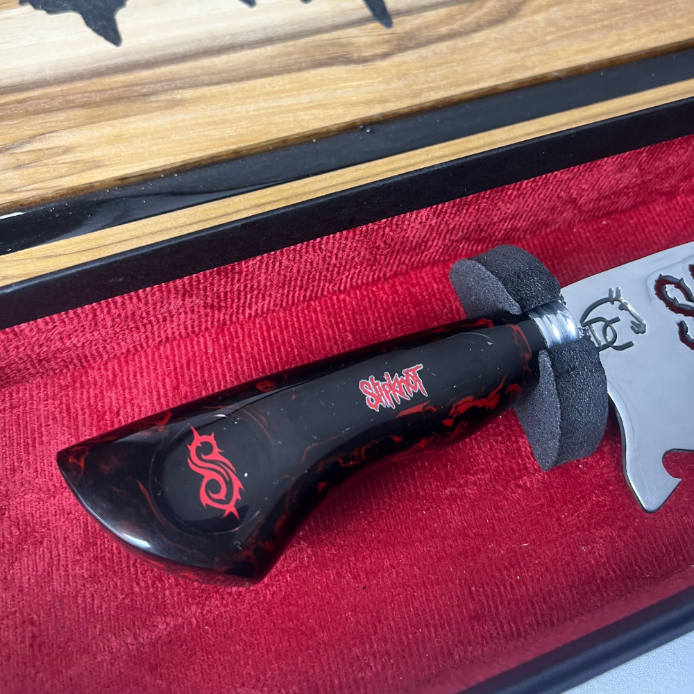 Kit Slipknot - Faca 8" + Tábua Personalizada