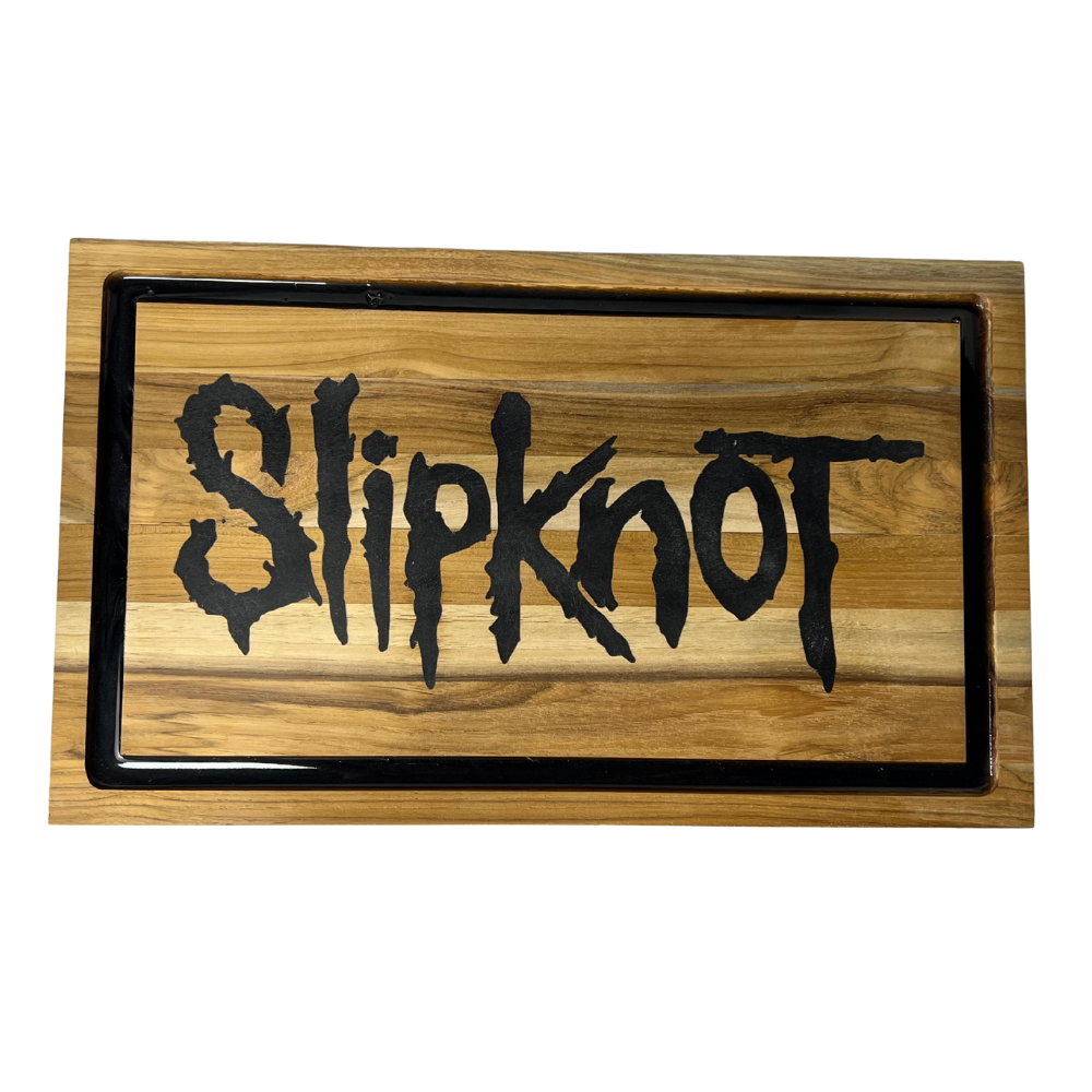 Kit Slipknot - Faca 8" + Tábua Personalizada