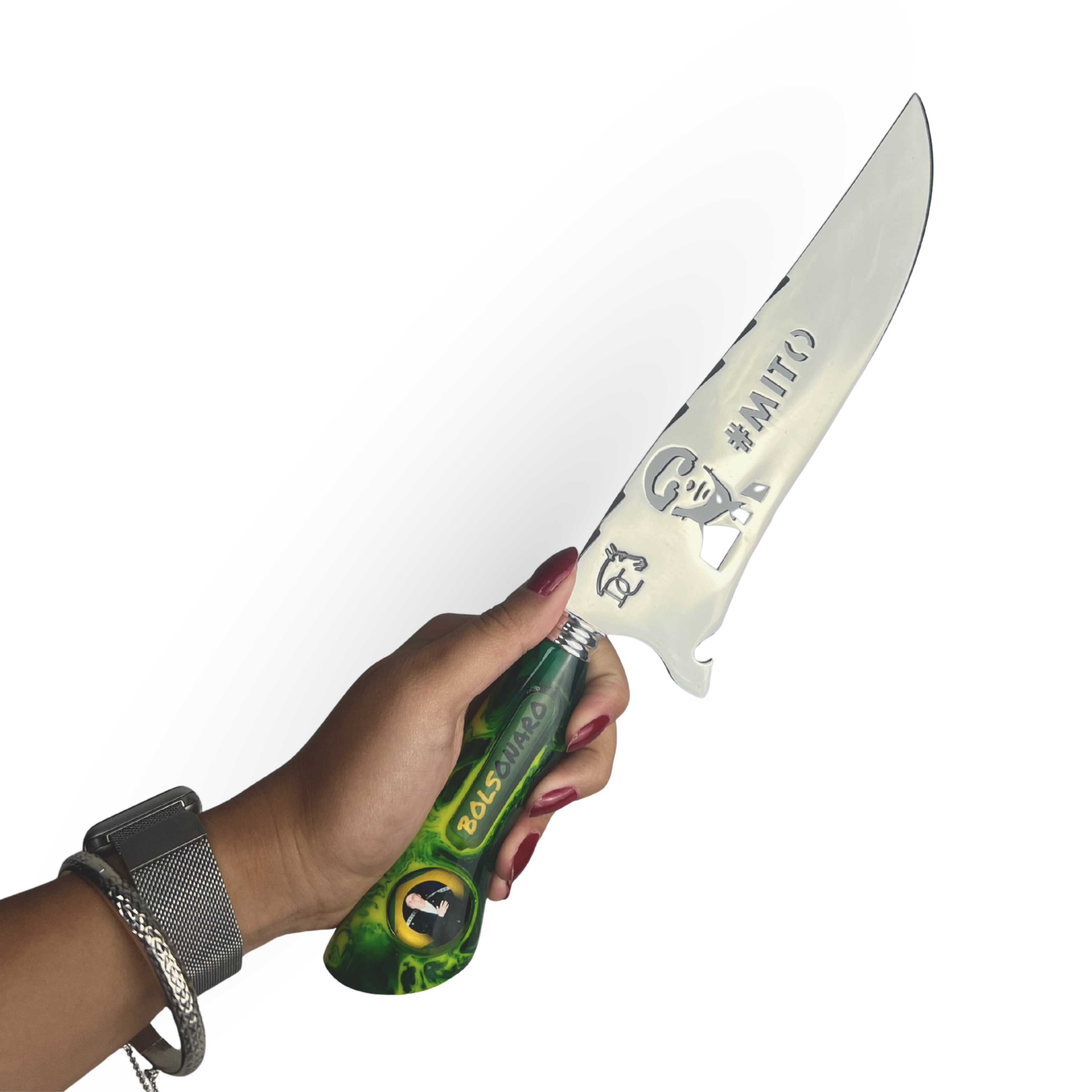 Picanheira do Mito 8" - Cabo Resina Personalizado