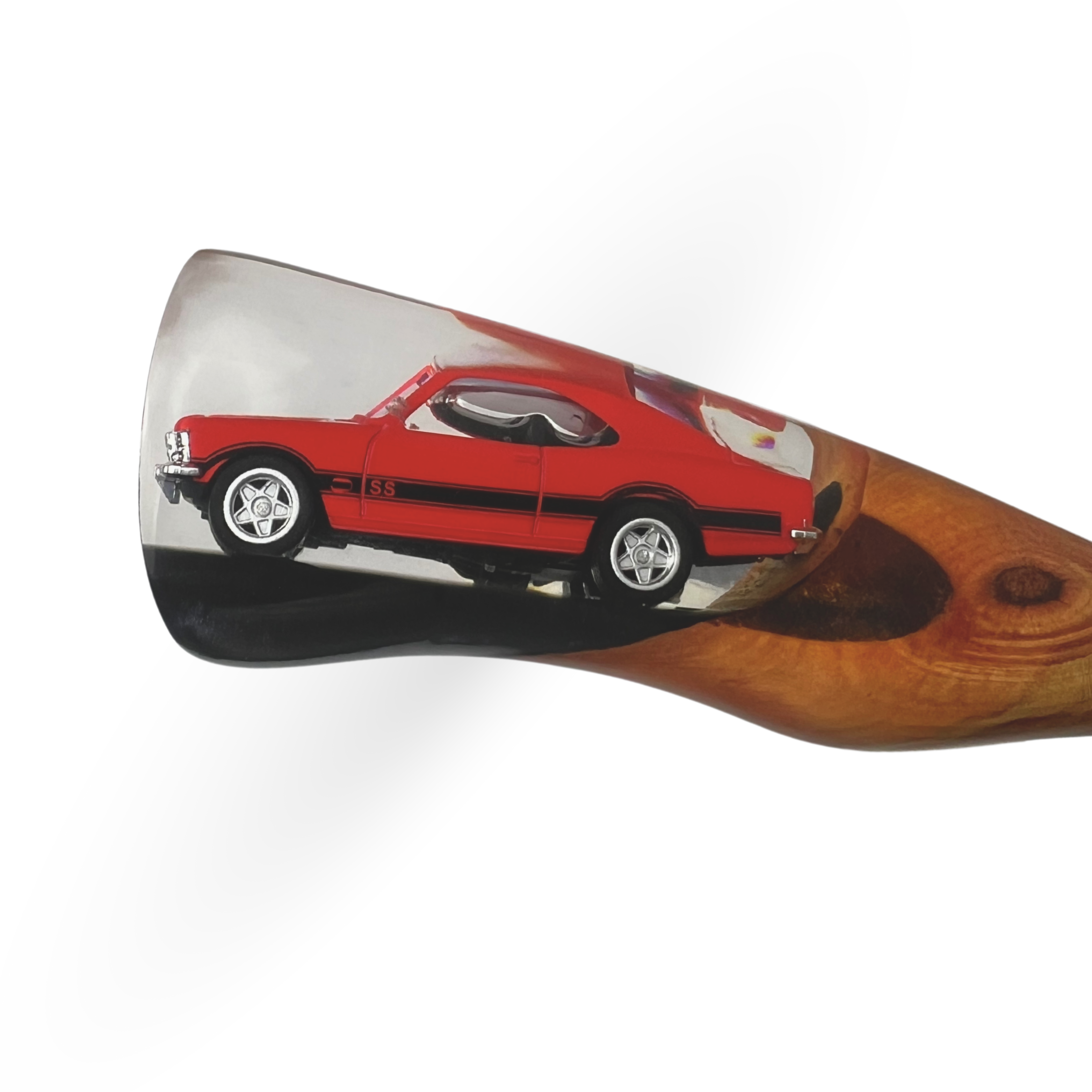 Picanheira Opala 10" - Cabo Madeira, Resina e Mini Opala