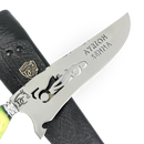 Picanheira Ayrton Senna 8 Polegadas - Cabo Resina + Bainha Couro + Caixinha Presente