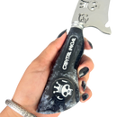 Faca Capital Inicial 8 Polegadas | Lâmina Vazada Rock BR | Cabo Resina