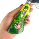 Picanheira Ayrton Senna 8 Polegadas - Cabo Resina + Bainha Couro + Caixinha Presente