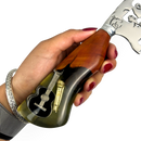 Picanheira Milionario Jose rico 8 Polegadas - Cabo Personalizado - Edição Especial Sertanejo Raiz