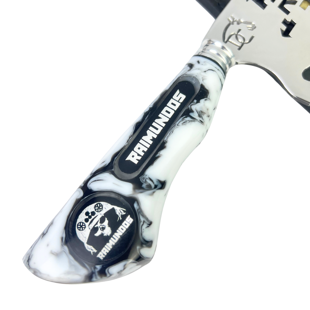 Faca Raimundos 8 Polegadas | Lâmina Vazada Forró Core | Cabo Resina