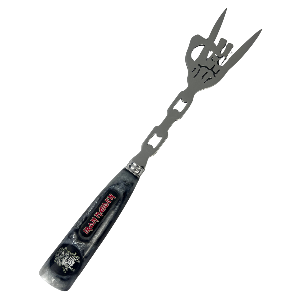 Kit Garfo e Chaira Iron Maiden - Cabo Resina Personalizado