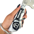 Faca Raimundos 8 Polegadas | Lâmina Vazada Forró Core | Cabo Resina