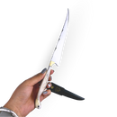 Faca Fileteira Aço Inox 420C 7 Polegadas - Cabo Full Tang Osso Bovino