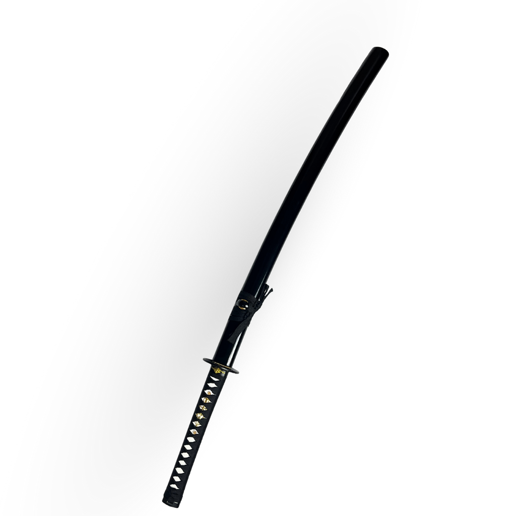 Katana 29" - Cabo Tradicional Tsuka-Ito Preto com Detalhes Dourados
