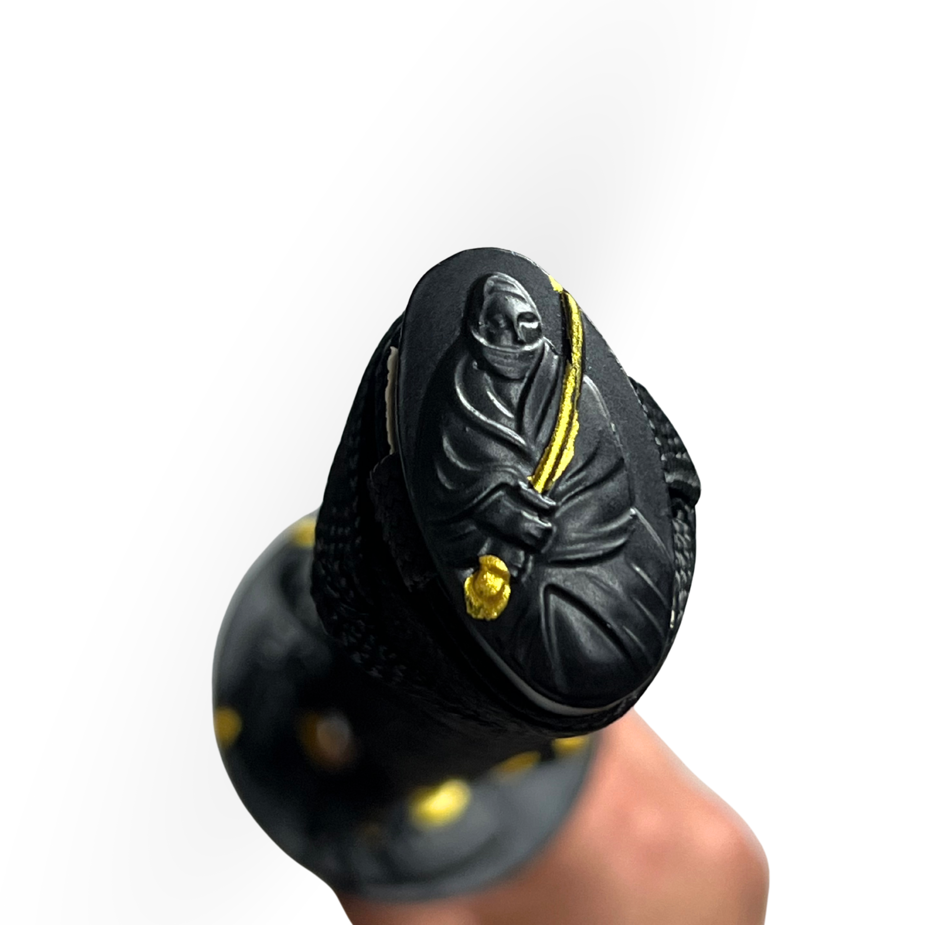 Katana 29" - Cabo Tradicional Tsuka-Ito Preto com Detalhes Dourados