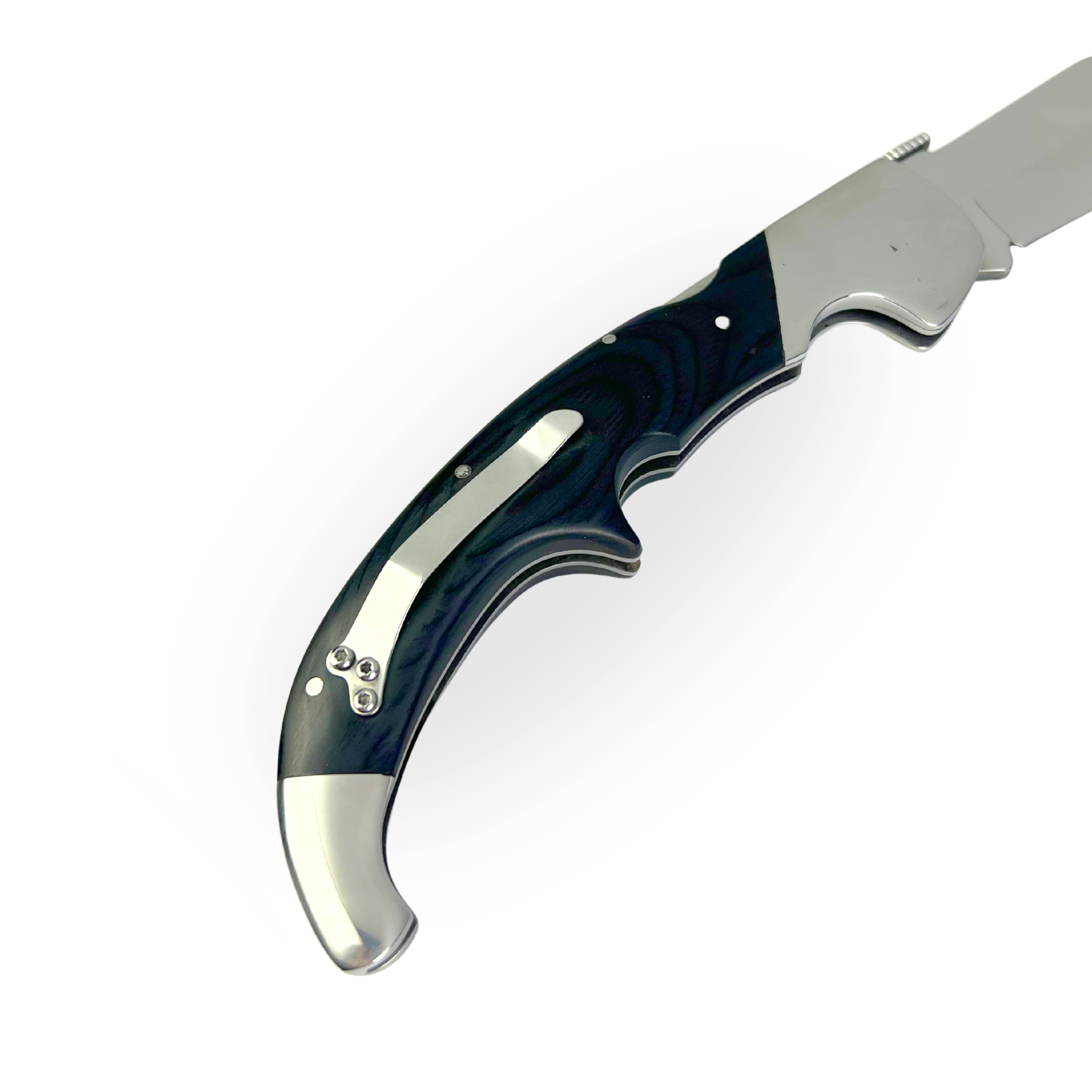 Canivete Artesanal Tático 4 Polegadas - Cabo Resina Alta Performance - Trava e Clip