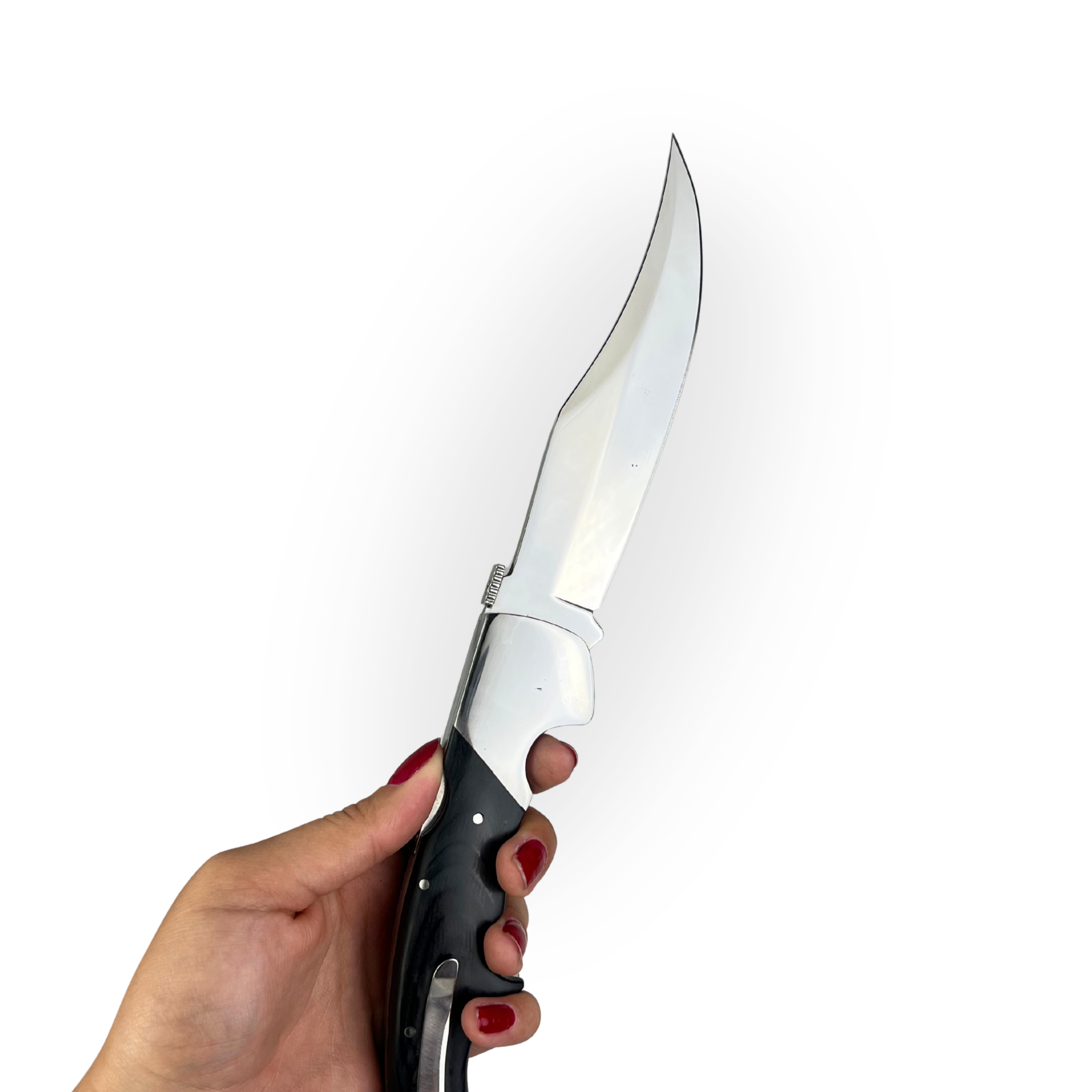 Canivete Artesanal Tático 4 Polegadas - Cabo Resina Alta Performance - Trava e Clip