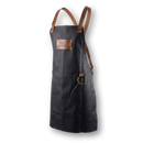 Avental de Couro Preto Iron Maiden