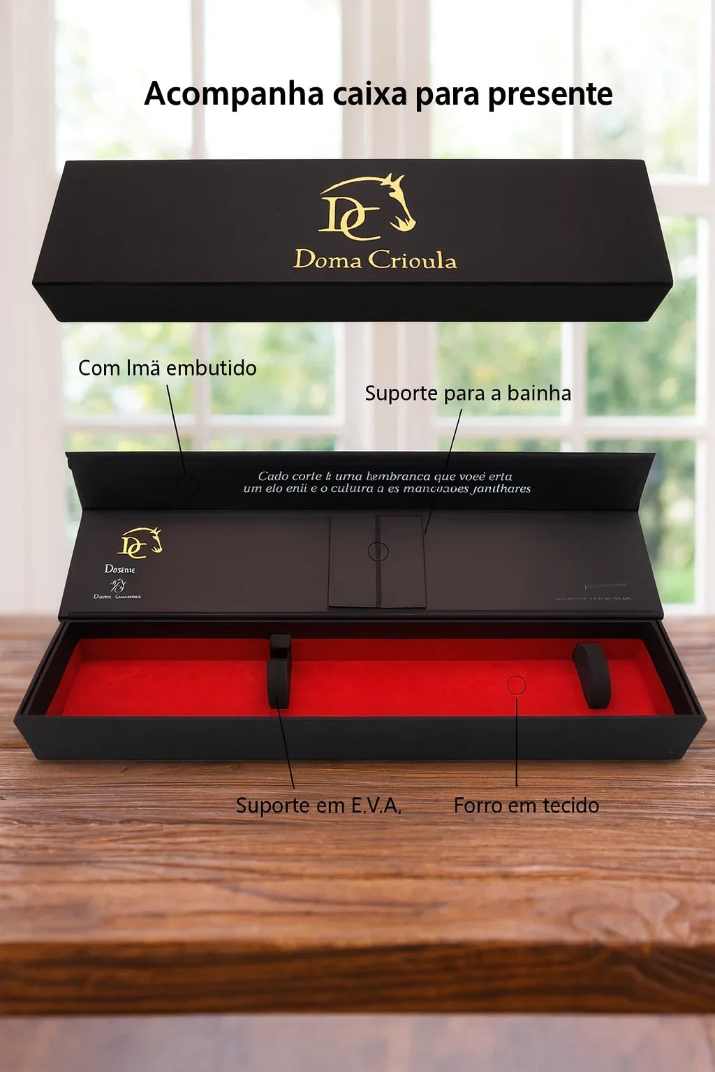 Faca Guardião do Pampa 11 Polegadas - Cabo Osso Bovino - Churrasco Profissional