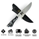 Faca KISS 8" - Cabo Resina Personalizado - Edição Especial Rock