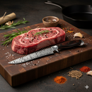 Faca San Mai Forjada à Mão 13 Polegadas - Cabo Full Tang Resina - 100% Artesanal