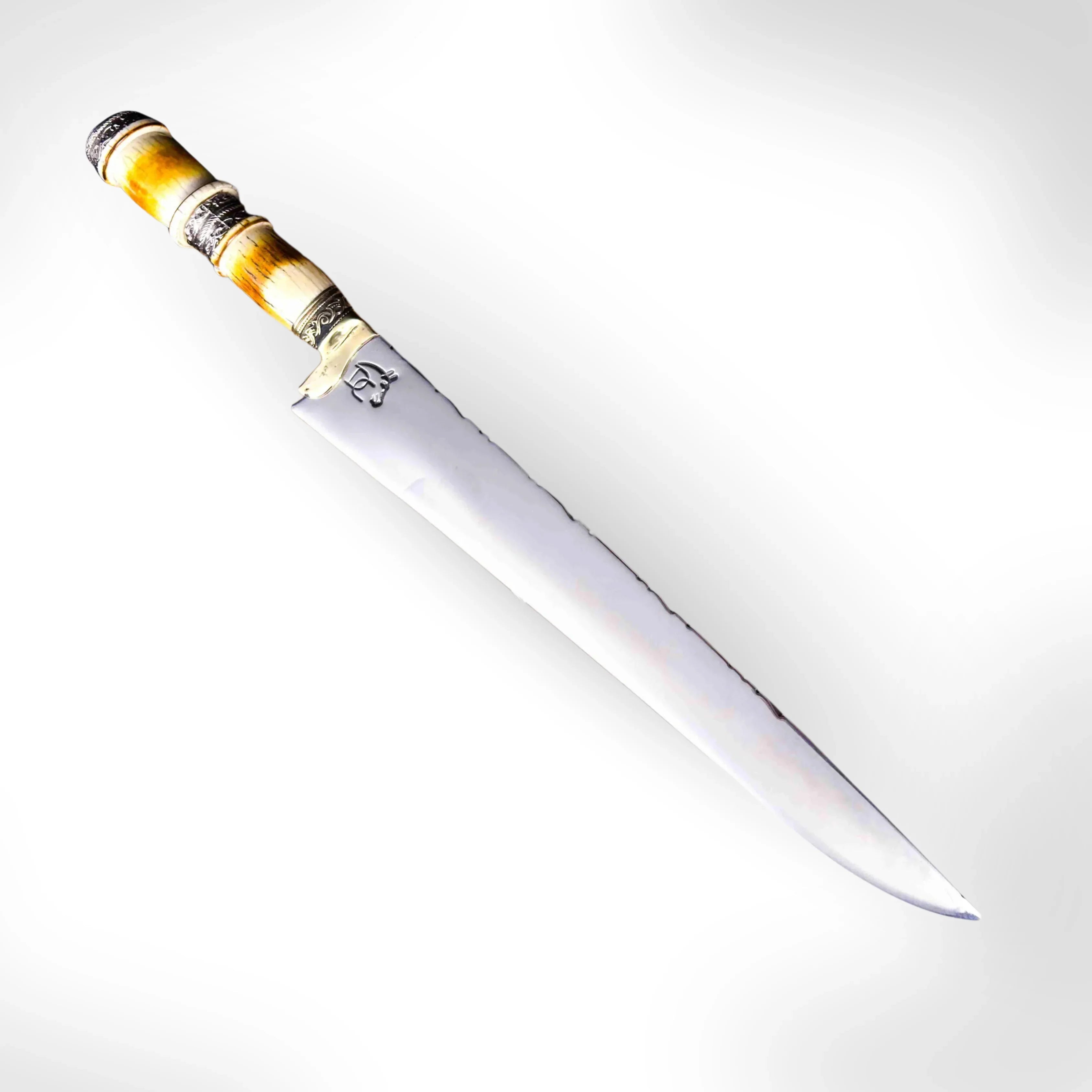 Faca Guardião do Pampa 11 Polegadas - Cabo Osso Bovino - Churrasco Profissional