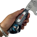 Faca Elvis Presley 8" - Cabo Resina Personalizado - Edição Especial Rock