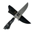 Faca KISS 8" - Cabo Resina Personalizado - Edição Especial Rock