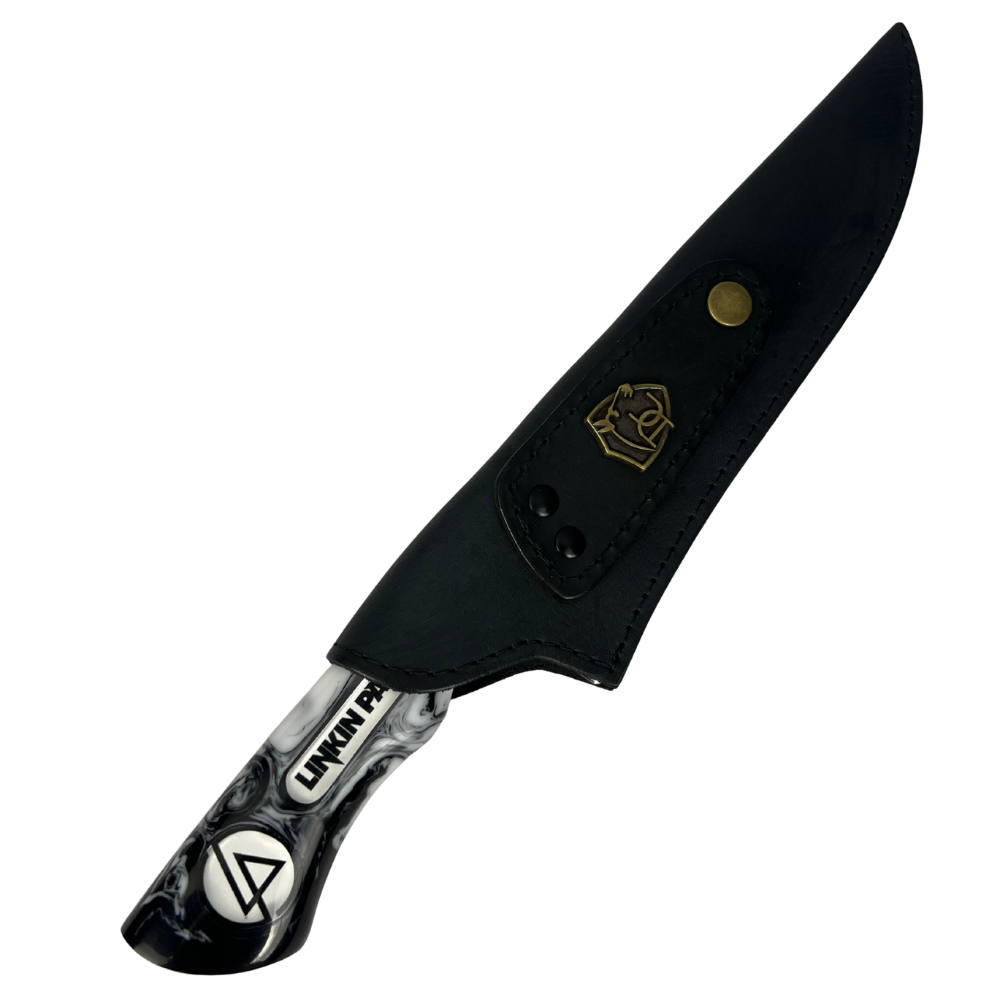 Faca Linkin Park 8" - Cabo Resina Personalizado - Edição Especial Rock