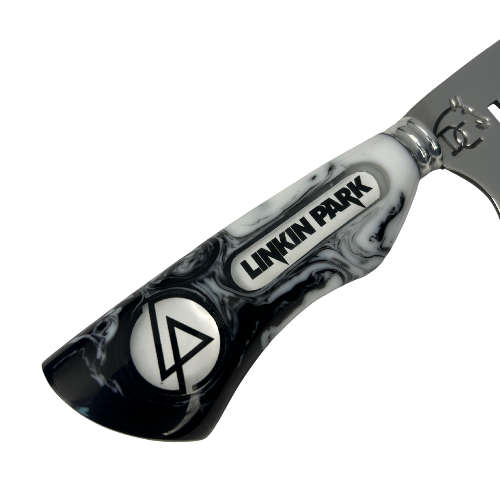 Faca Linkin Park 8" - Cabo Resina Personalizado - Edição Especial Rock