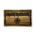 Tábua de Madeira Personalizada Iron Maiden - 45,5cm x 27cm
