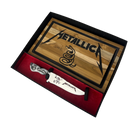 Kit Metallica - Faca 8" + Tábua Personalizada