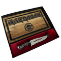 Kit Iron Maiden - Faca 8" + Tábua Personalizada