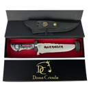 Faca Picanheira Iron Maiden 8 Polegadas - Cabo Resina Personalizado - Churrasco Rock