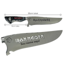 Faca Picanheira Iron Maiden 8 Polegadas - Cabo Resina Personalizado - Churrasco Rock