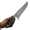 Faca Picanheira Iron Maiden 8 Polegadas - Cabo Resina Personalizado - Churrasco Rock