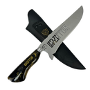 Faca Picanheira 8" Led Zeppelin - Cabo Resina Preta e Dourada