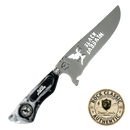 Faca Black Sabbath 8 Polegadas | Lâmina Vazada - Cabo Resina Personalizado