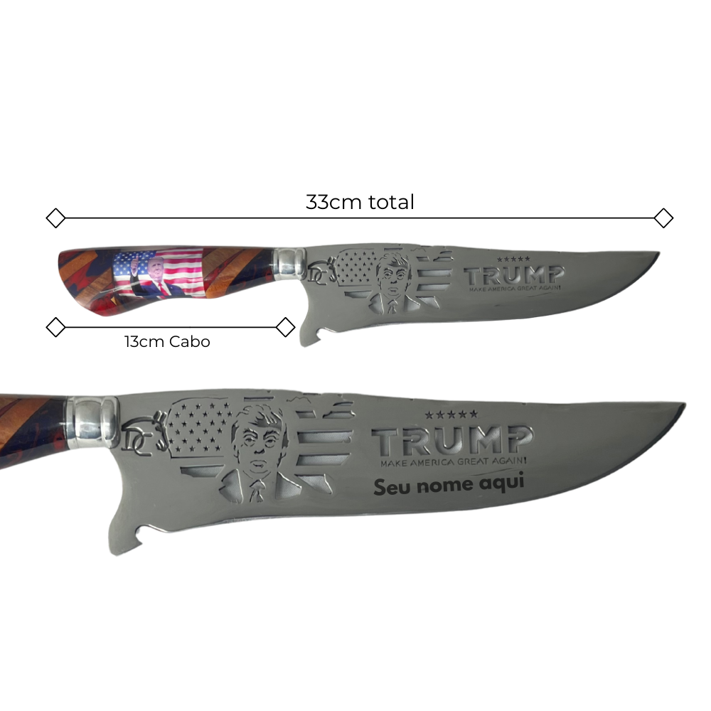 Faca Trump - Make America Great Again - Edição Colecionador