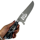 Faca Pink Floyd 8" - Cabo Resina Personalizado - Edição Especial Rock