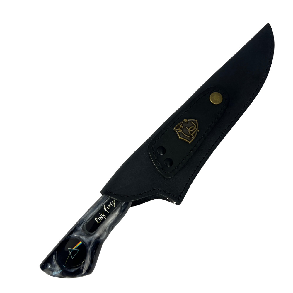 Faca Pink Floyd 8" - Cabo Resina Personalizado - Edição Especial Rock