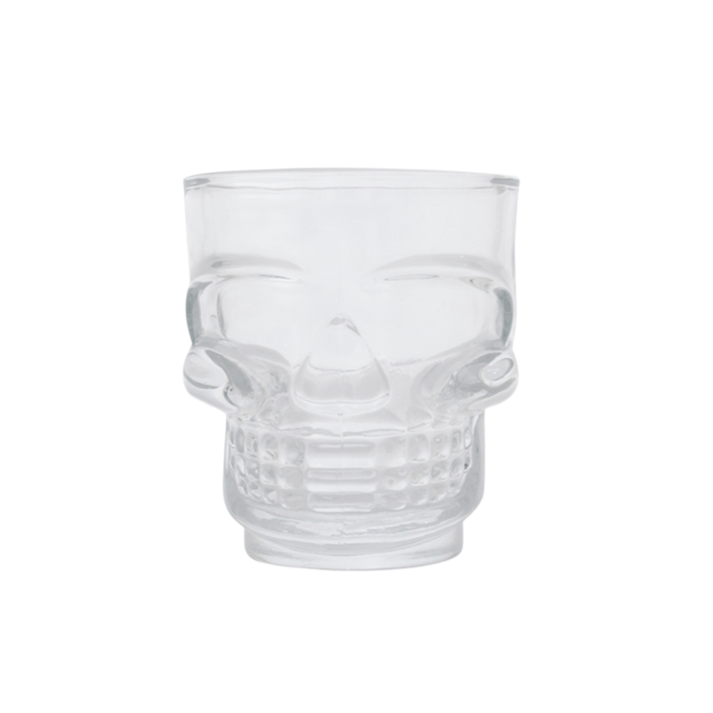 Mini Copo Dose Caveira de Vidro - 50ml - Shot Glass